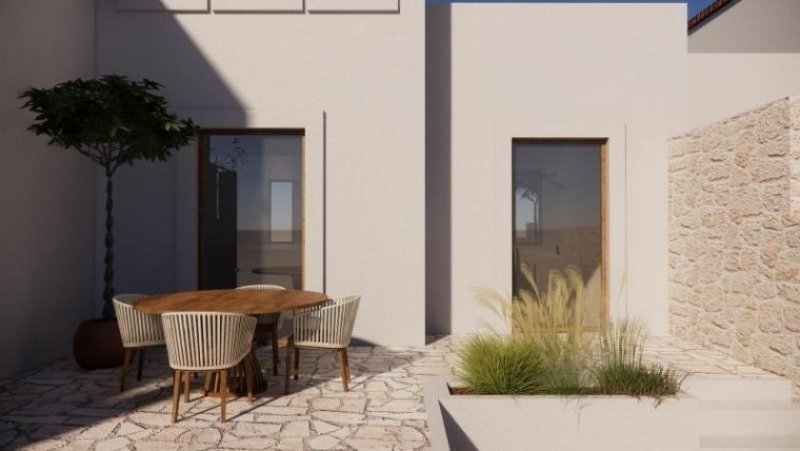 Roussospiti Kreta, Roussospiti: Neubau-Projekt! Villa mit Meerblick, privatem Garten und absoluter Privatsphäre zu verkaufen Haus kaufen